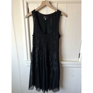 Johnny Was Biya Embroidered Lace Dress